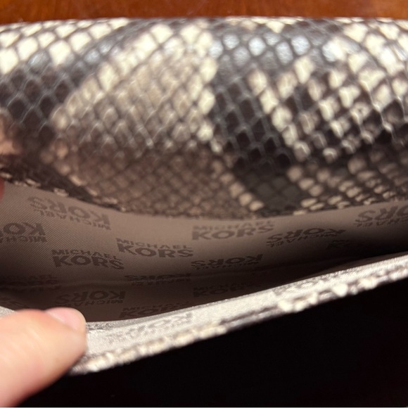 EUC Michael Kors Python Wallet - Picture 3 of 7